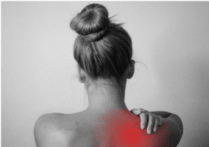 Rotator cuff pain can give you pain in your shoulder and upper back.