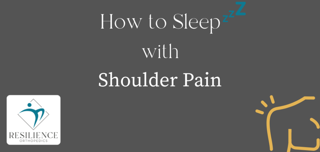 How to sleep with shoulder pain