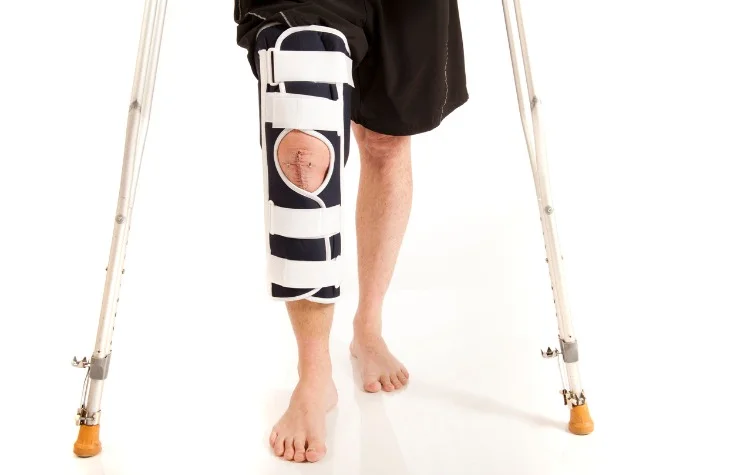 Knee crutches