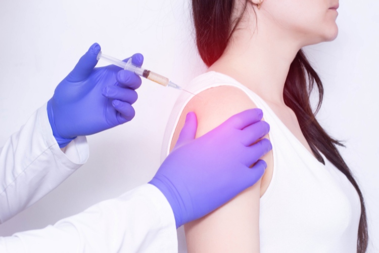 shoulder bursitis injection