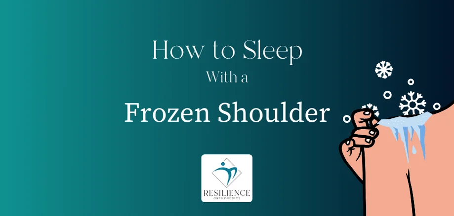 How to sleep with a frozen shoulder