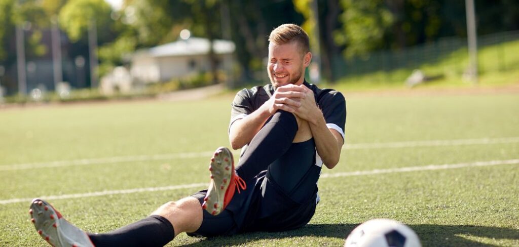 injured football player