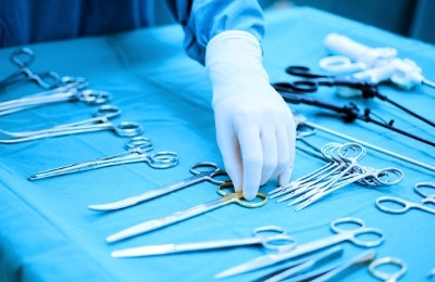 A collection of surgeons tools