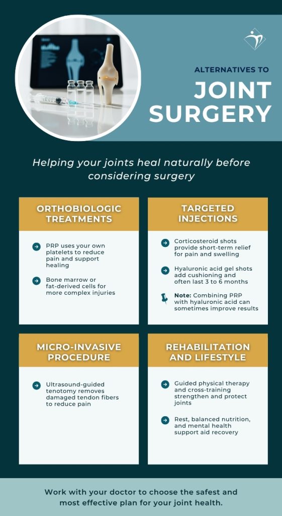 Alternatives to Joint Surgery