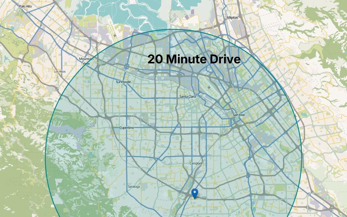 20 Minute Drive